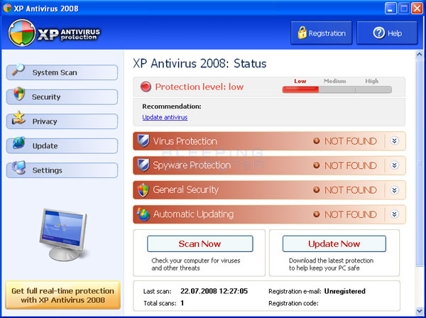 XP Antivirus 2008